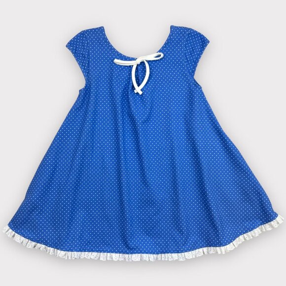 Sz 5 Omi Jo French Dot simple tunic and sz 5 blooms set - Picture 2 of 8